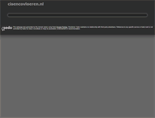 Tablet Screenshot of cisencovloeren.nl